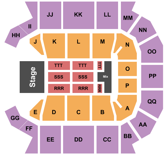 Great Southern Bank Arena Journey Seating Chart